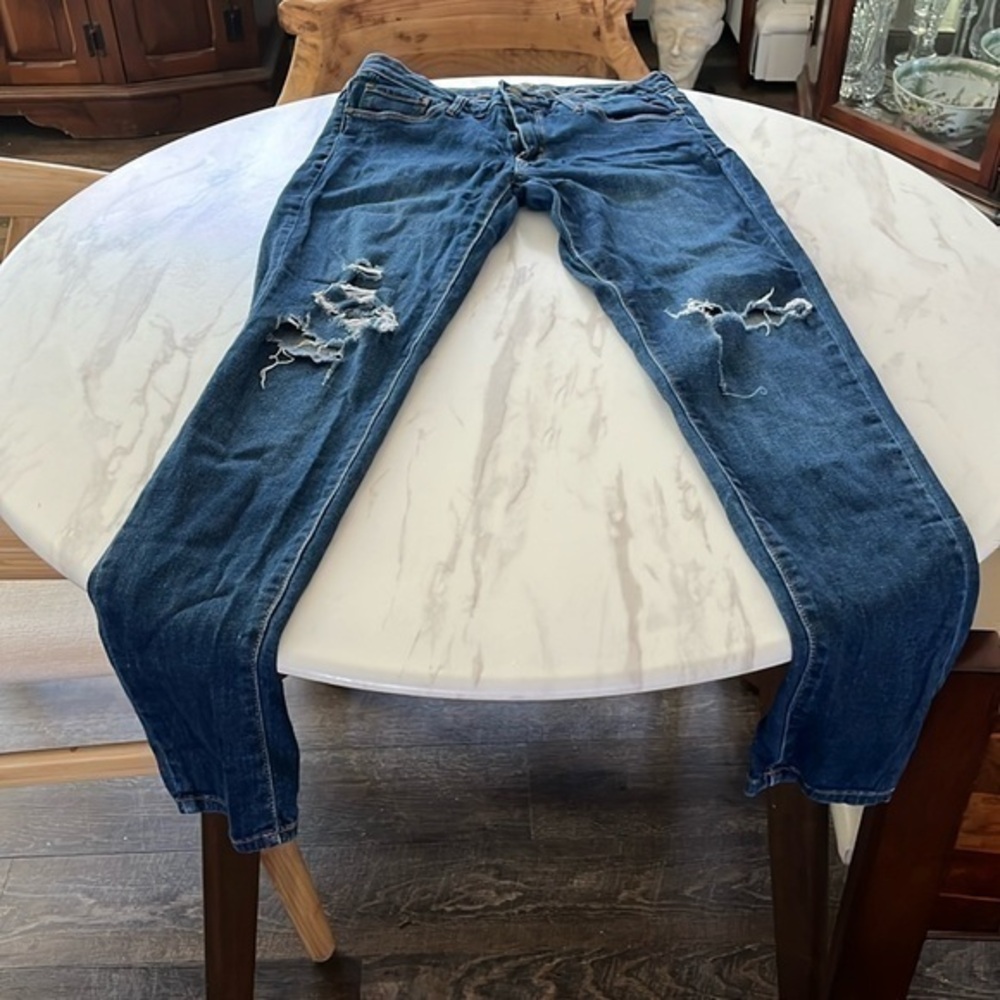 Just Black Distressed Jeans